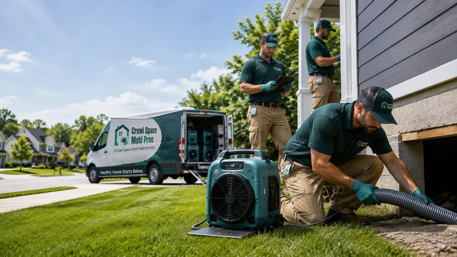 Crawl Space Mold Removal in Fallon, MT